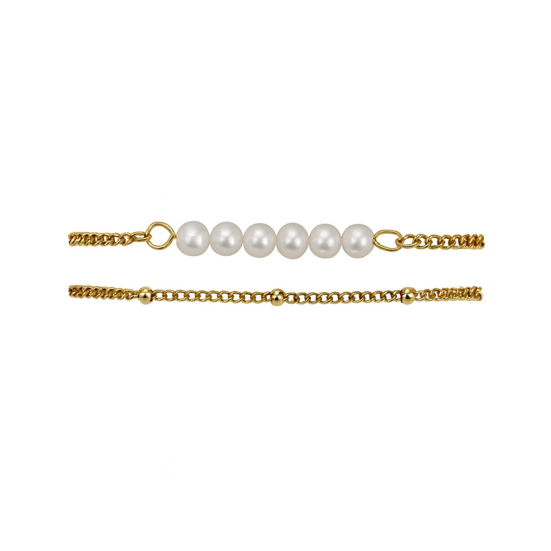 Pearl beaded bracelet