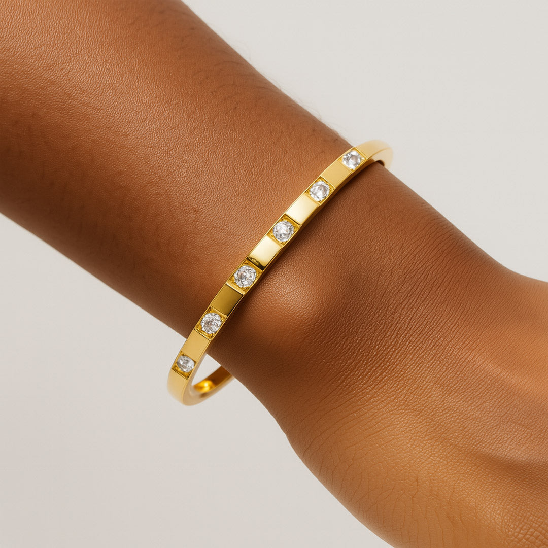 Golden Spark Bangle