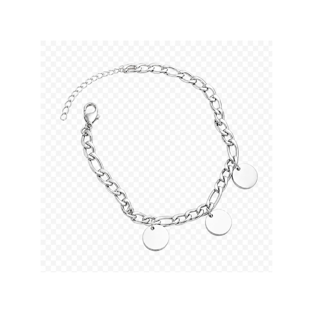The Keepsake Disc Bracelet (Silver)