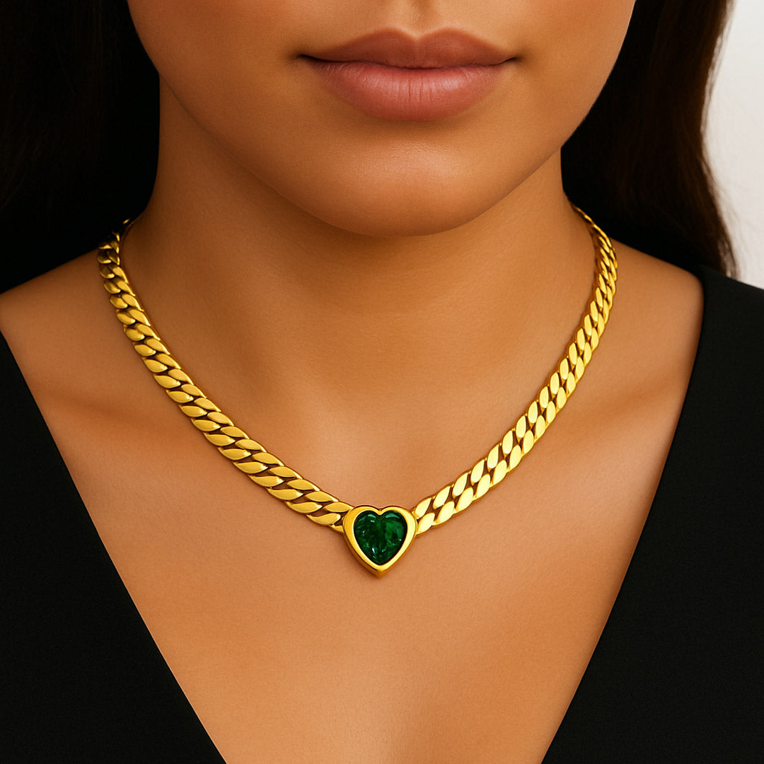Evergreen Heart Necklace
