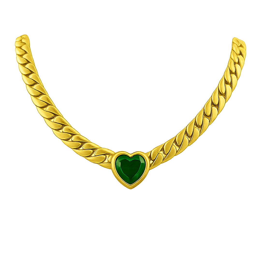 Evergreen Heart Necklace
