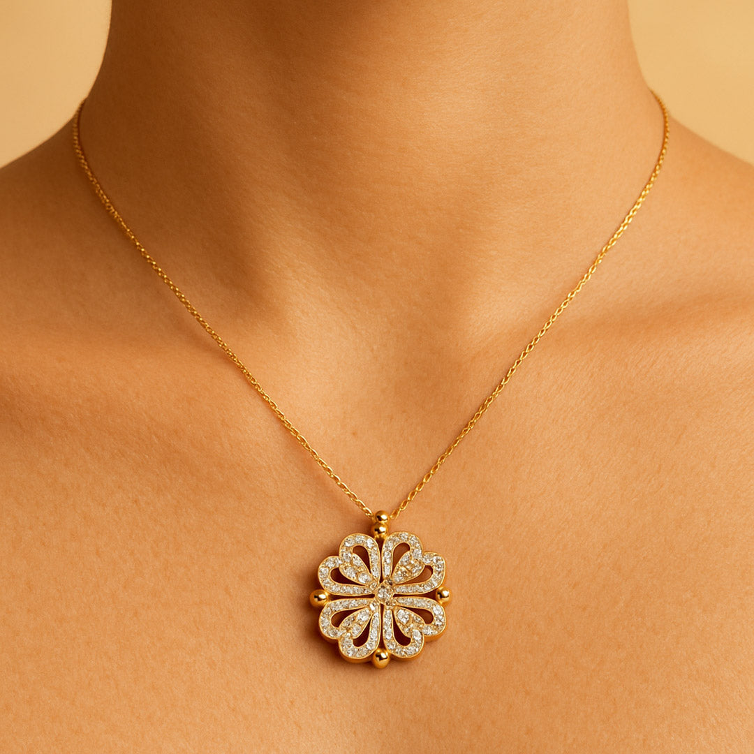 Clover Spark Necklace