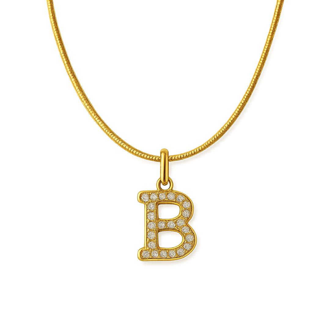 Radiant Initial Necklace