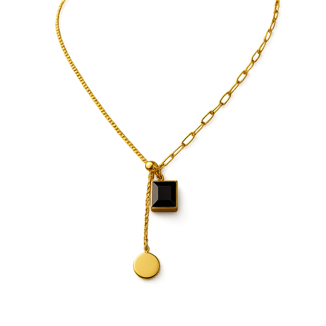 Noir Drop Necklace / Midnight Glow Necklace