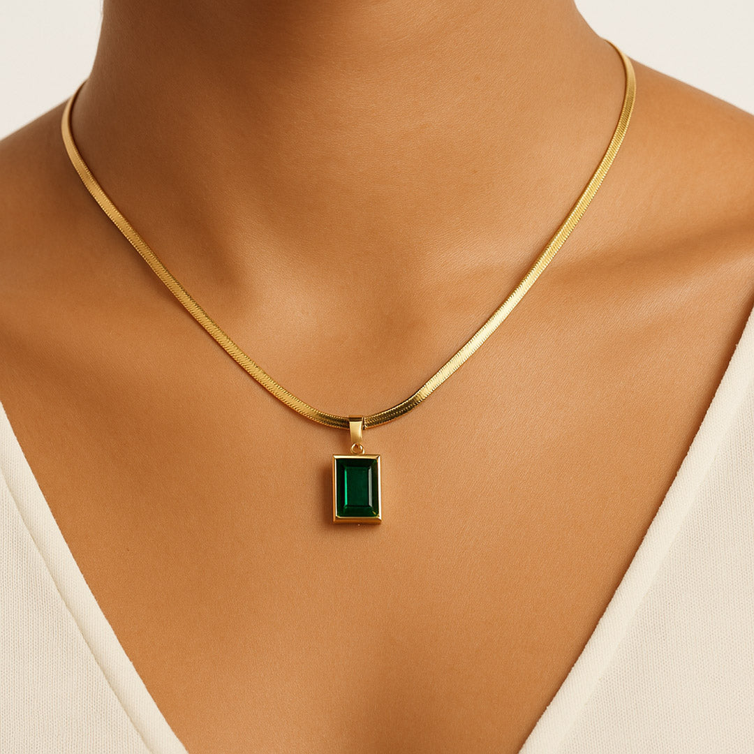 Green Aura Necklace
