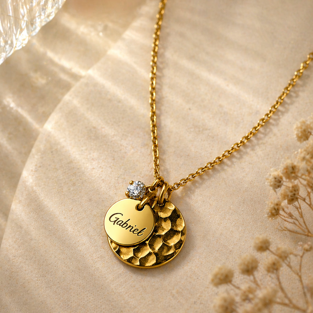 Hammered Glow Necklace