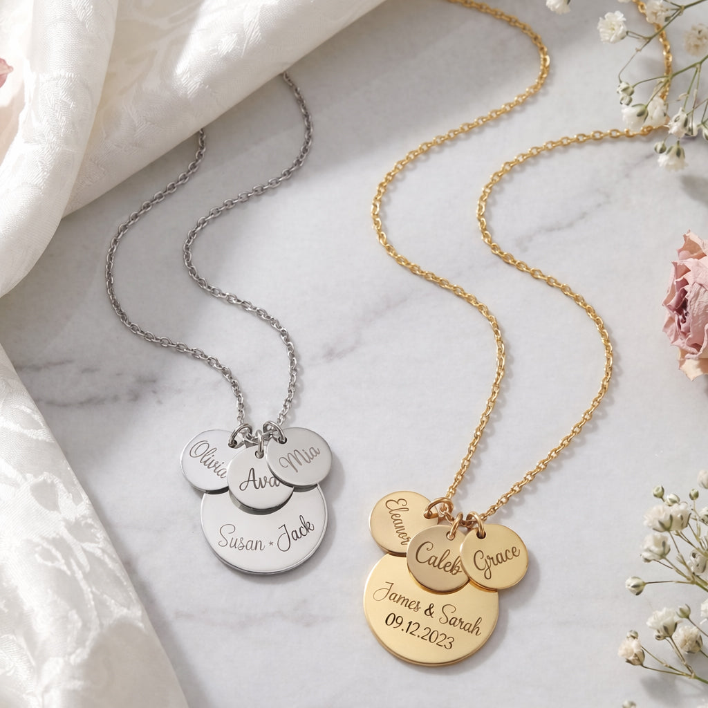 Family Engraved Necklace
