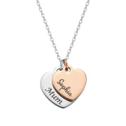 Combo Hearts Entwined Necklace